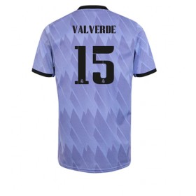 Herren Fußballbekleidung Real Madrid Federico Valverde #15 Auswärtstrikot 2022-23 Kurzarm